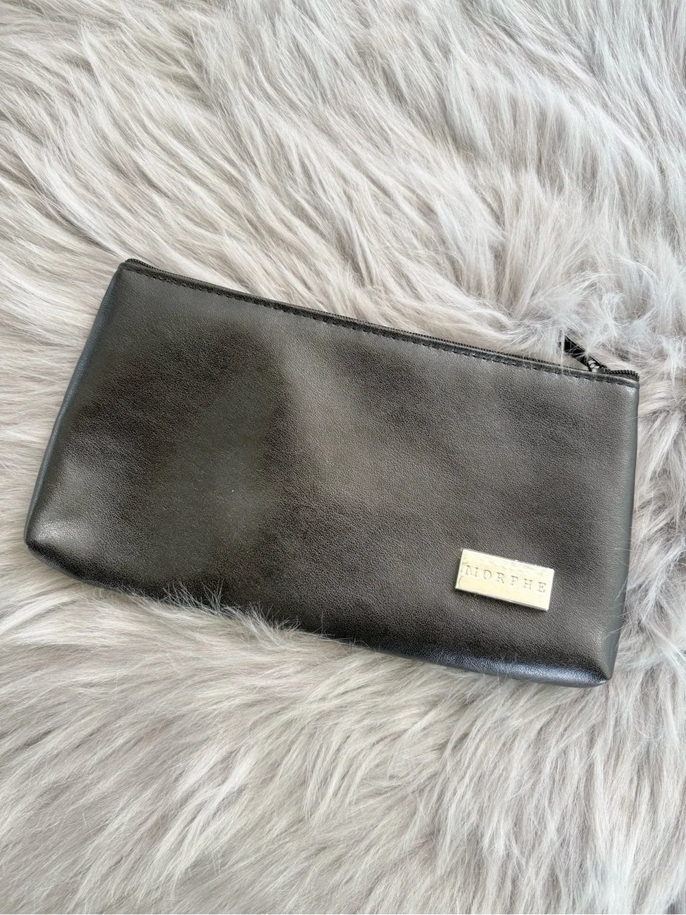 Morphe Black Makeup Case with Logo Plate